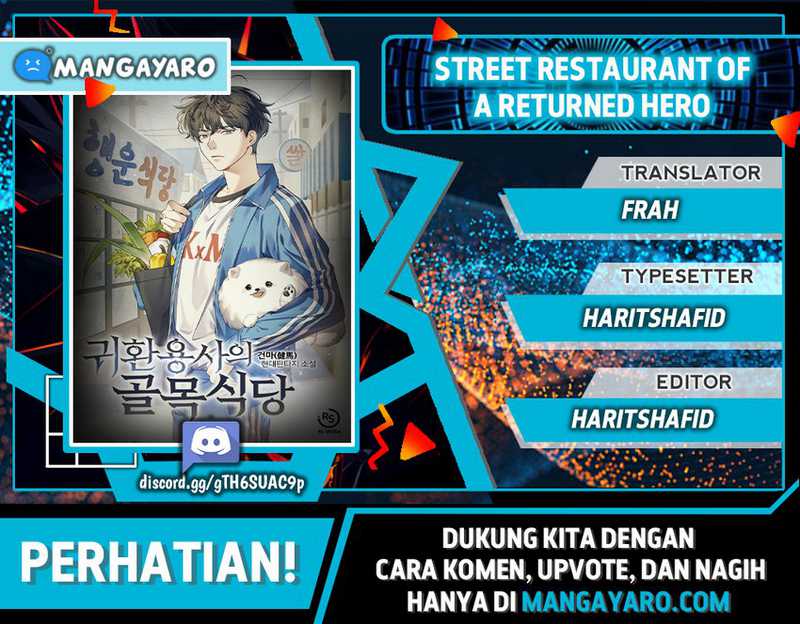 The Returning Warrior’s Alley Restaurant Chapter 10.2 - halaman 1