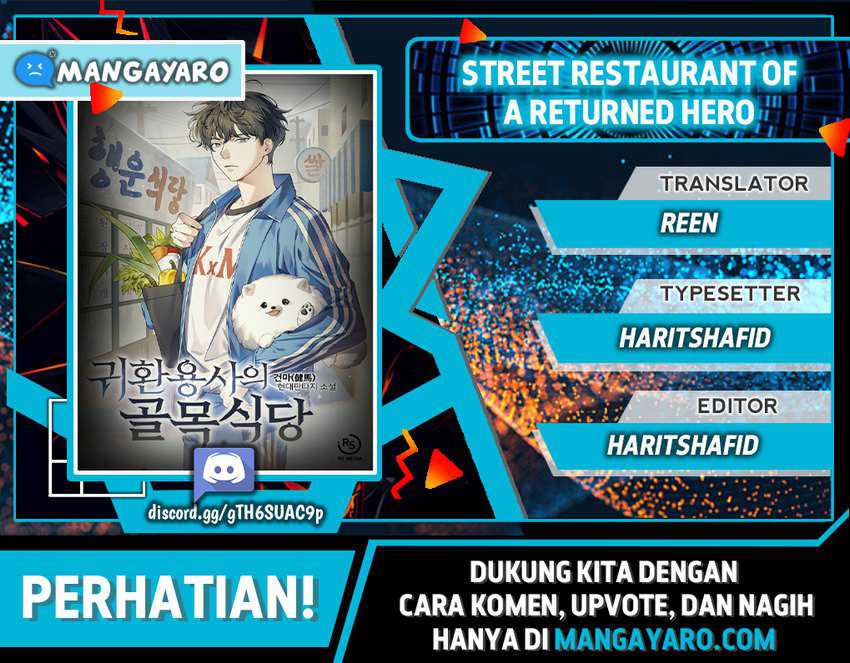 The Returning Warrior’s Alley Restaurant Chapter 12.2 - halaman 1