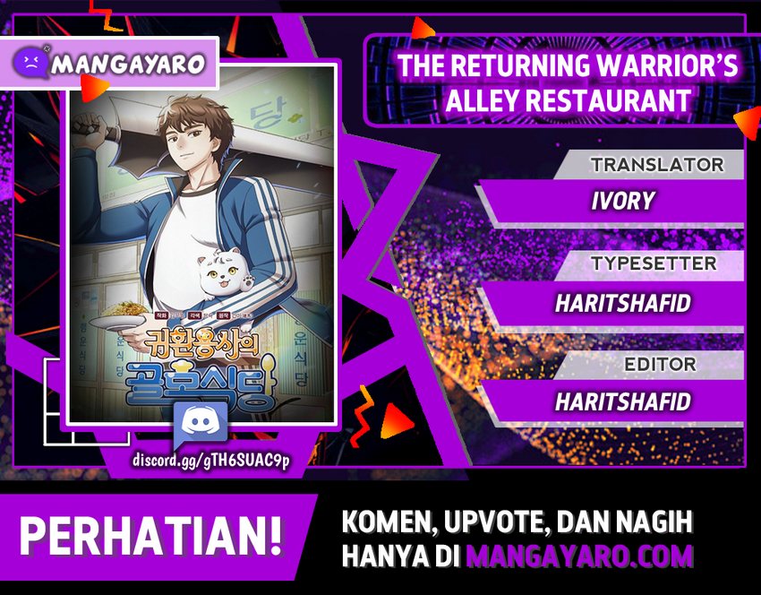 The Returning Warrior’s Alley Restaurant Chapter 28 - halaman 1
