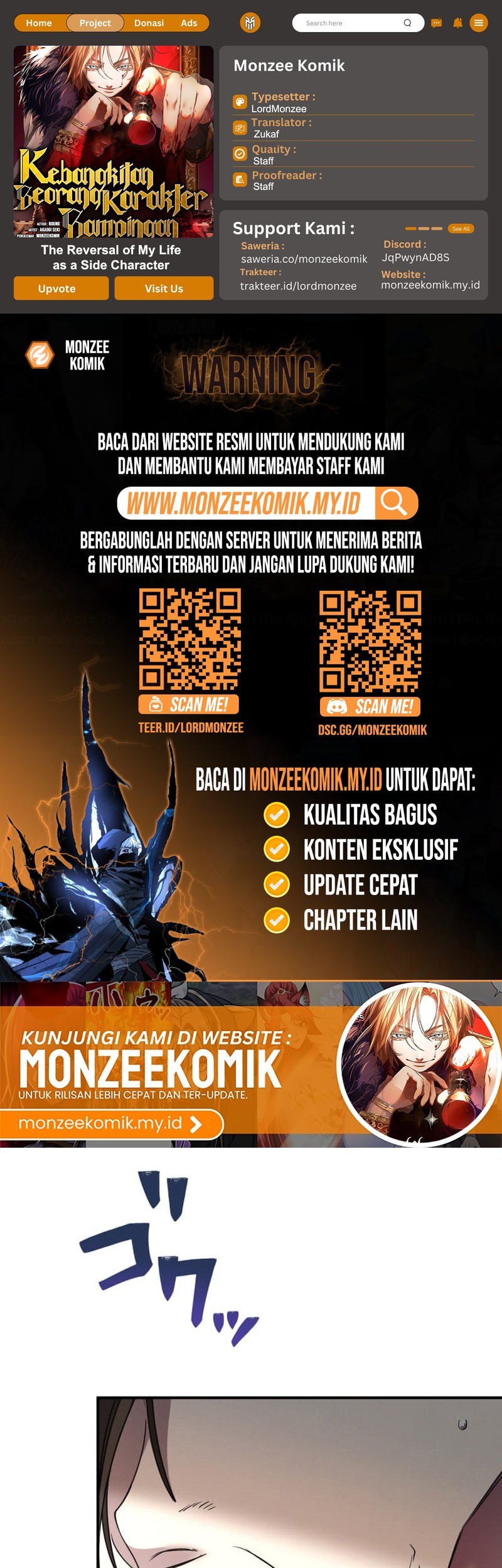 The Reversal of My Life as a Side Character Chapter 48 - halaman 1