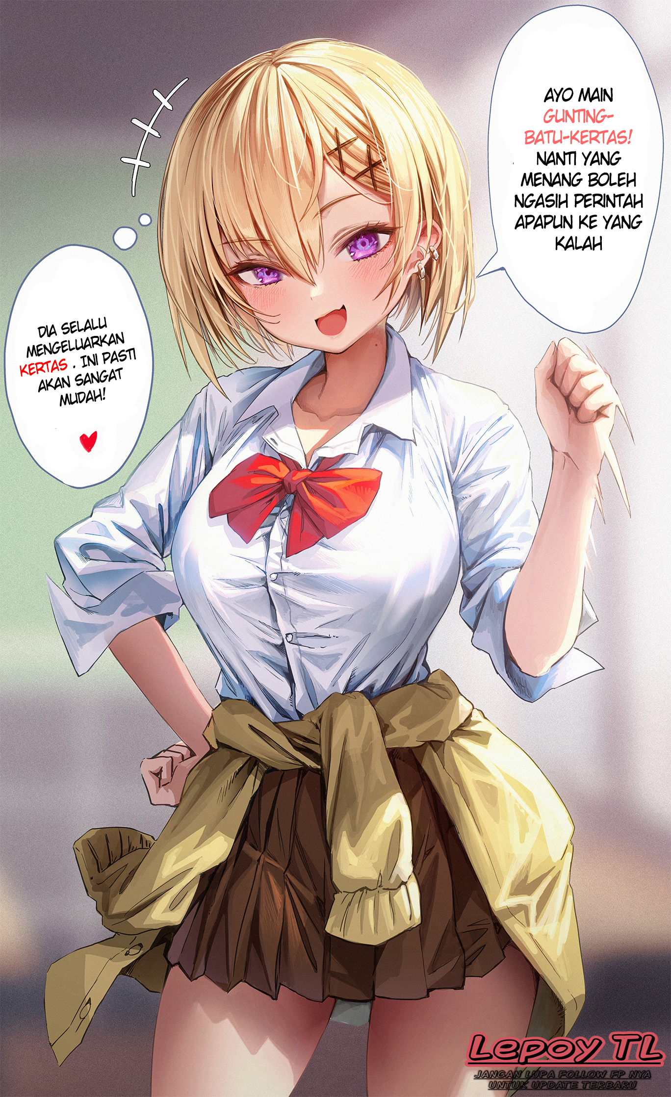 The Rock-Paper-Scissors Girl Chapter 1 - halaman 1