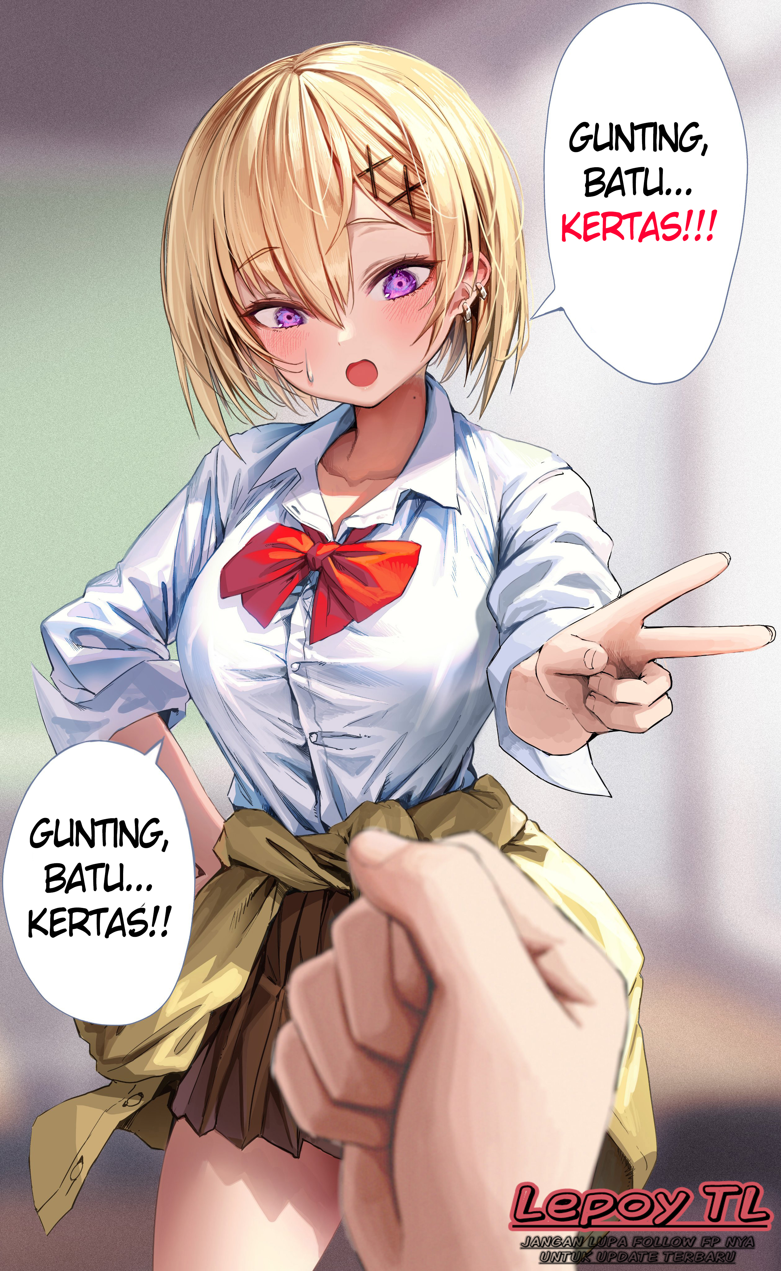 The Rock-Paper-Scissors Girl Chapter 2 - halaman 1