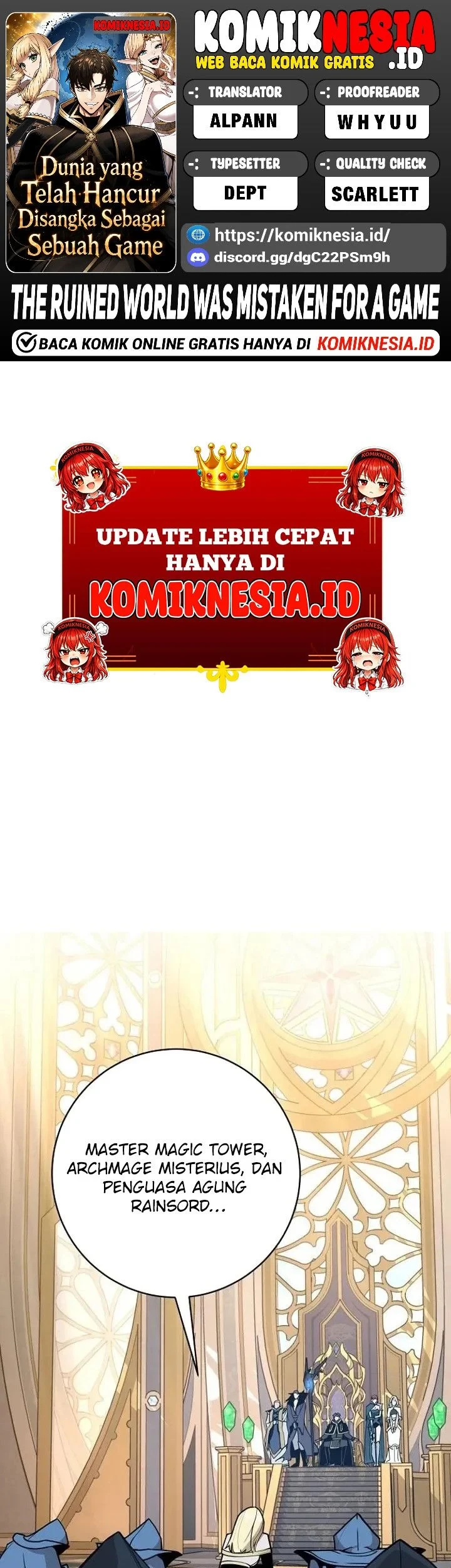 The Ruined World Was Mistaken for a Game Chapter 3 - halaman 1