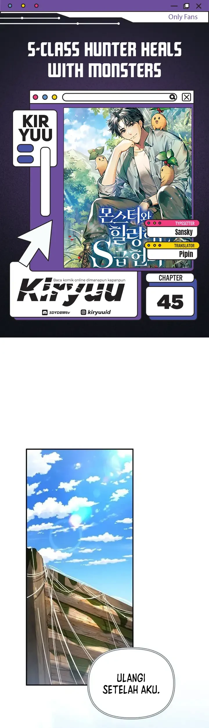The S-Class Hunter Who Heals Monsters Chapter 45 - halaman 1
