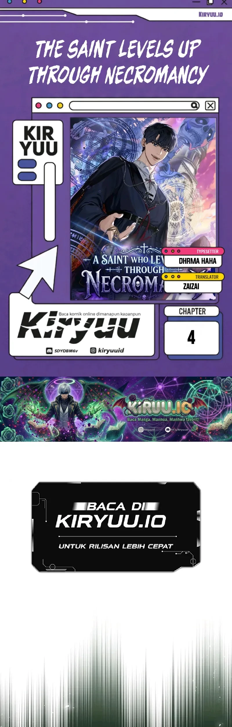 The Saint Levels Up Through Necromancy Chapter 4 - halaman 1
