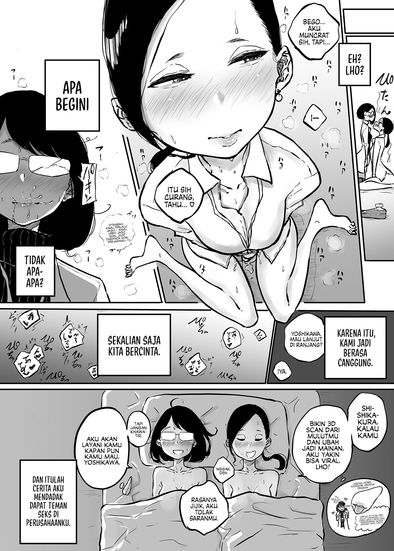 The Sales Rep Who Absolutely Won’t Come VS The Researcher Who Absolutely Wants to Make Her Come Chapter 0 - halaman 5