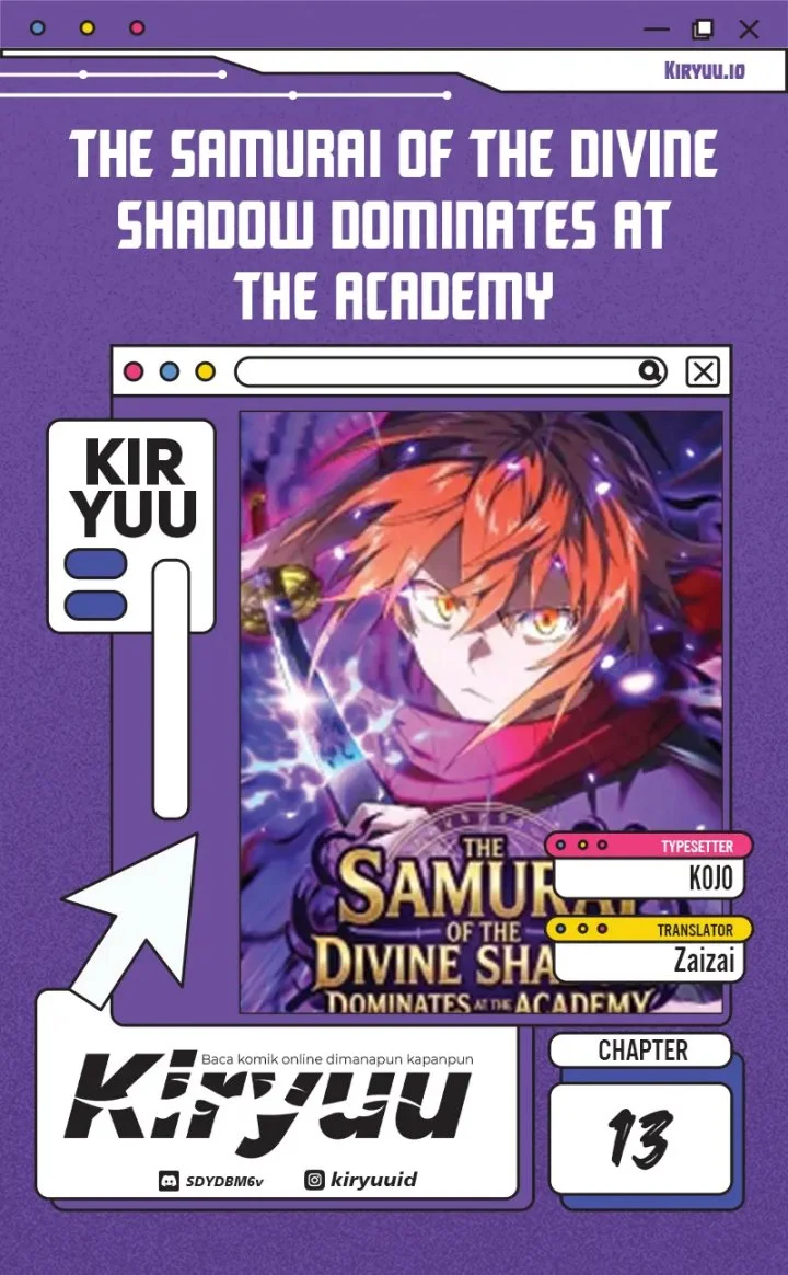 The Samurai of the Divine Shadow Dominates at the Academy Chapter 13 - halaman 1