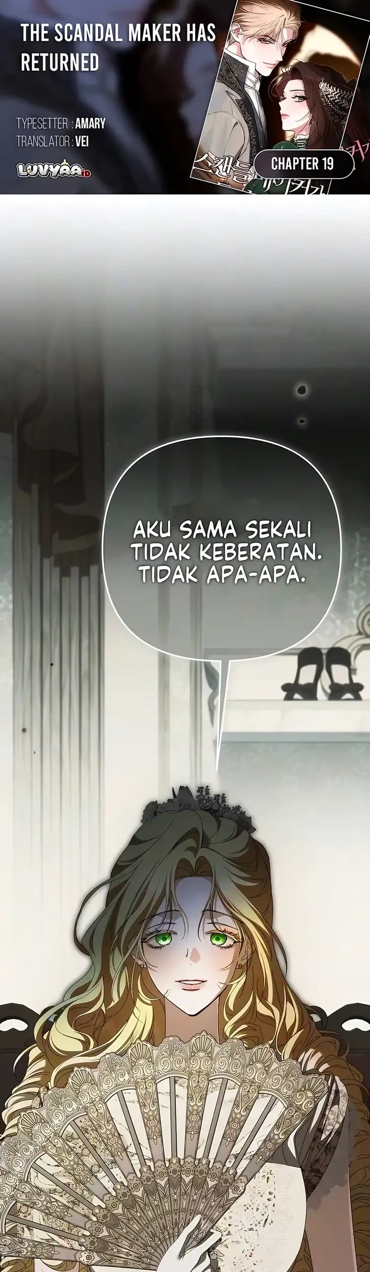 The Scandal Maker Has Returned Chapter 19 - halaman 1