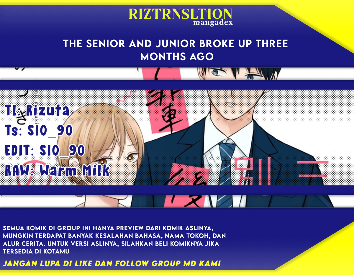 The Senior and Junior Broke up Three Months Ago Chapter 12 - halaman 1