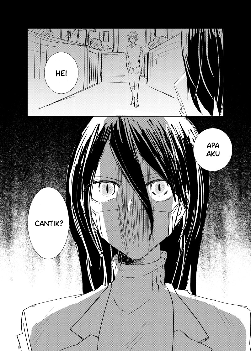 The Slit-Mouthed Woman and the Super Nearsighted Guy Chapter 0 - halaman 1