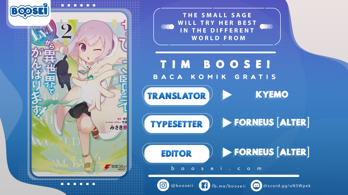 The Small Sage Will Try Her Best in the Different World from Lv. 1! Chapter 19 - halaman 1