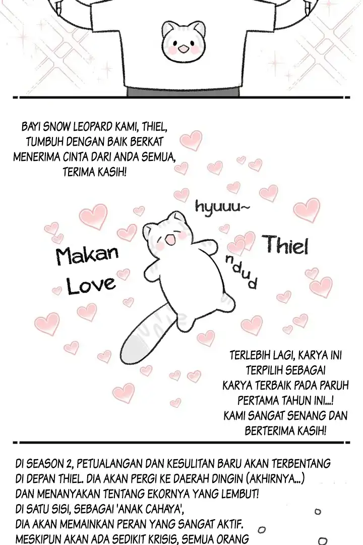 The Snow Leopard Baby of the Black Leopard Family Chapter 43 - halaman 116