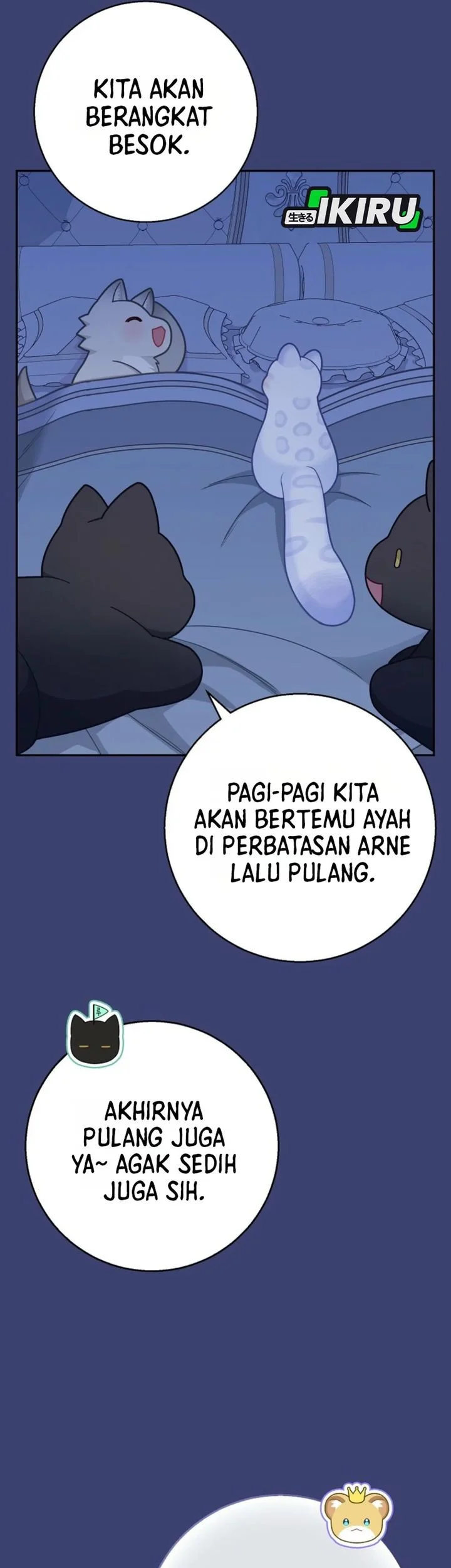 The Snow Leopard Baby of the Black Leopard Family Chapter 64 - halaman 64