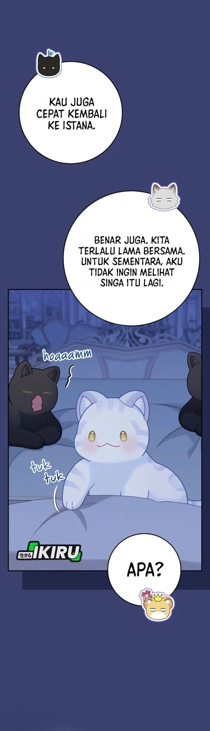 The Snow Leopard Baby of the Black Leopard Family Chapter 64 - halaman 66