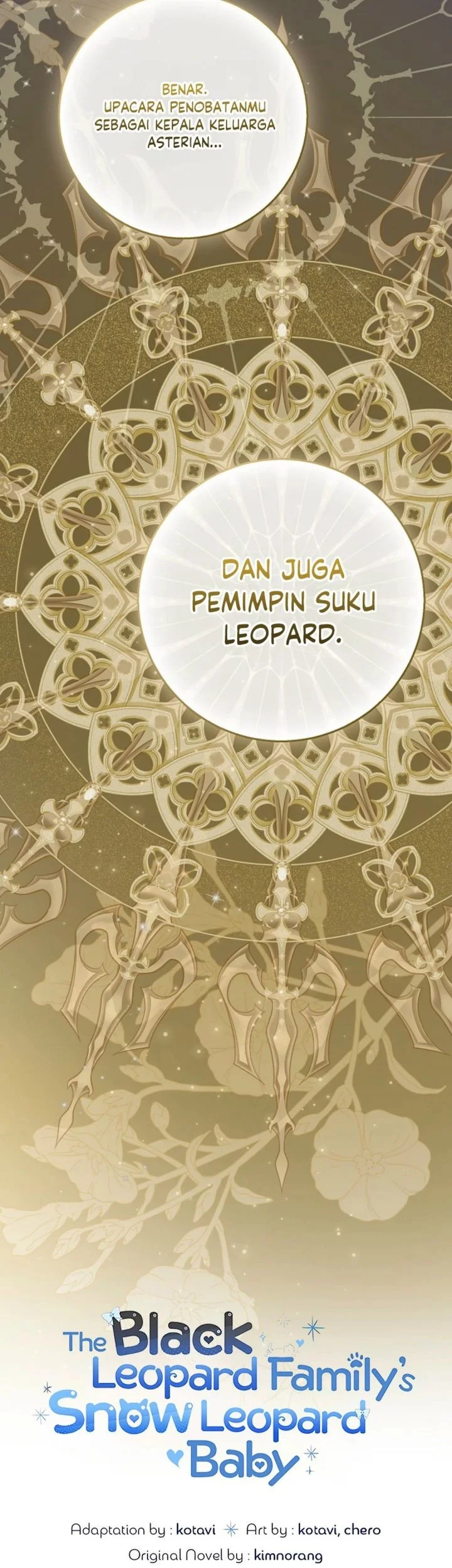 The Snow Leopard Baby of the Black Leopard Family Chapter 65 - halaman 74