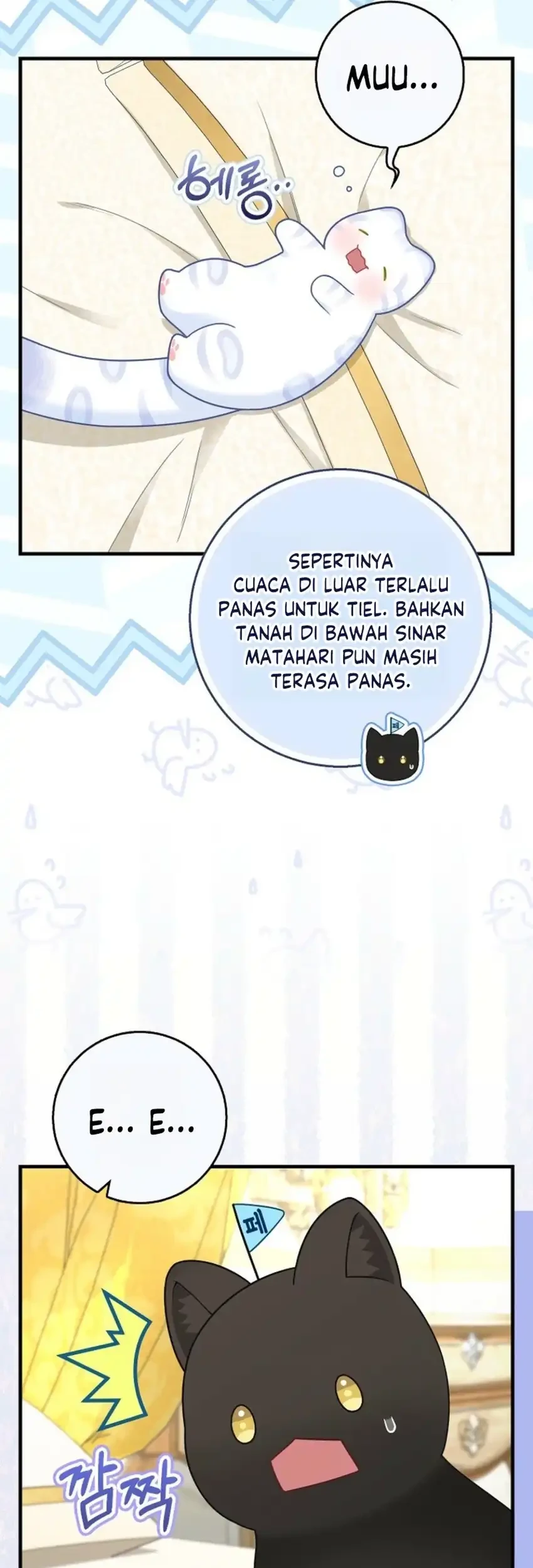 The Snow Leopard Baby of the Black Leopard Family Chapter 72.5 - halaman 13