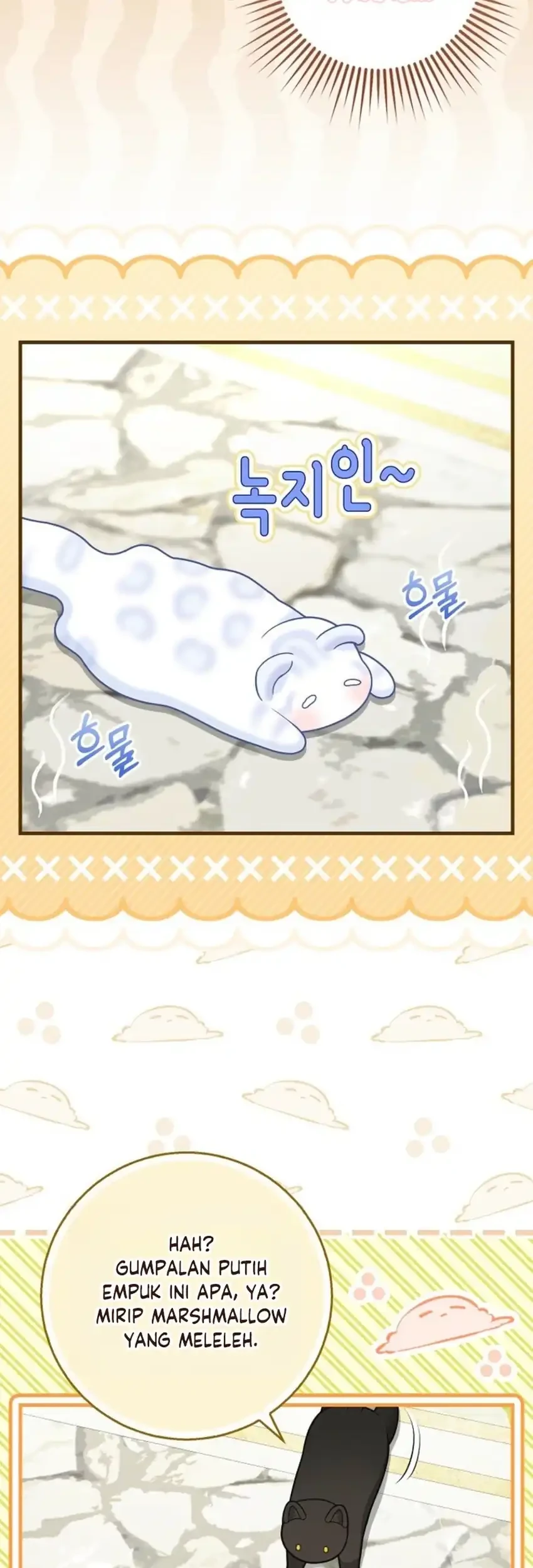 The Snow Leopard Baby of the Black Leopard Family Chapter 72.5 - halaman 9