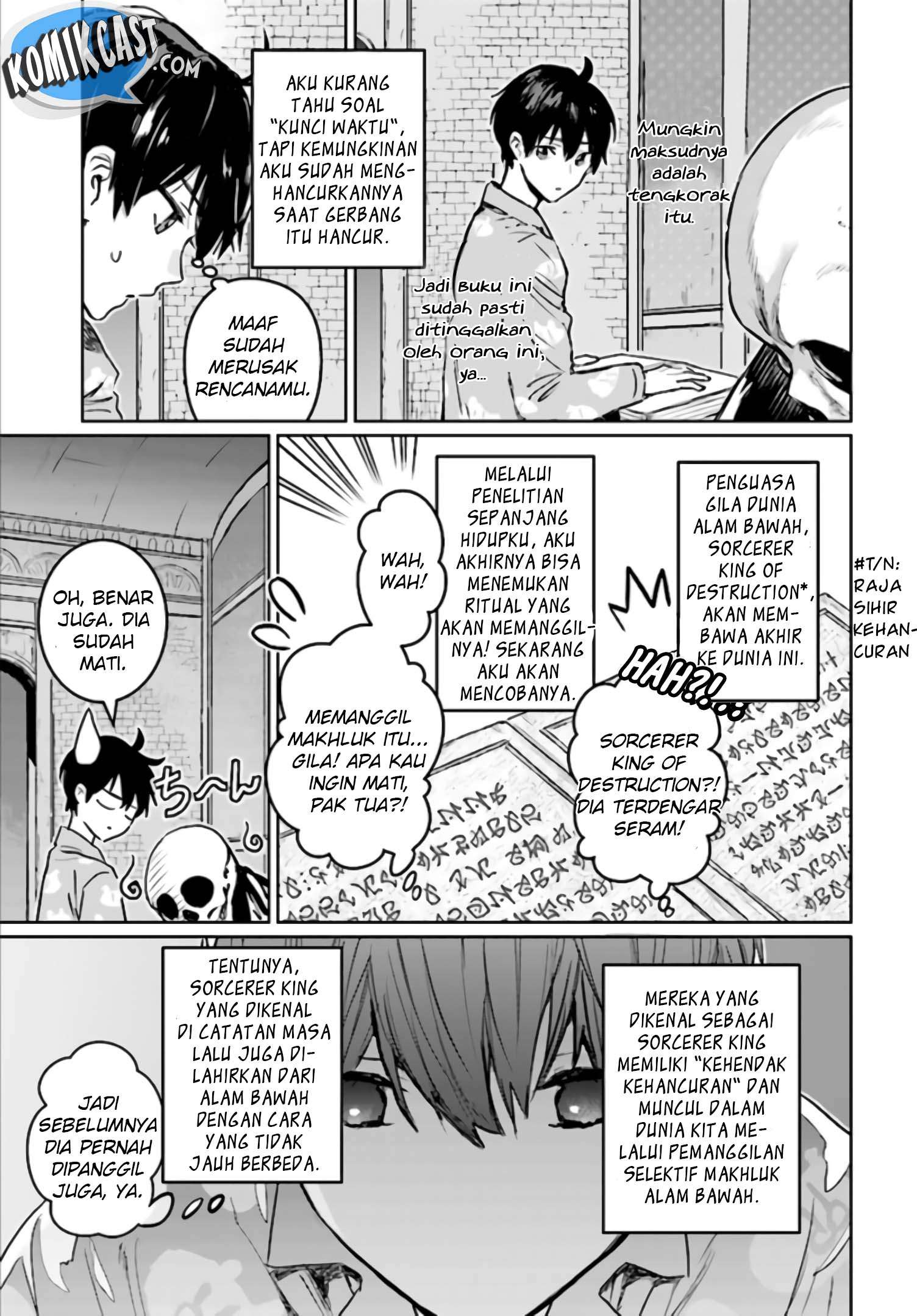 The Sorcerer King of Destruction and the Golem of the Barbarian Queen Chapter 1 - halaman 25