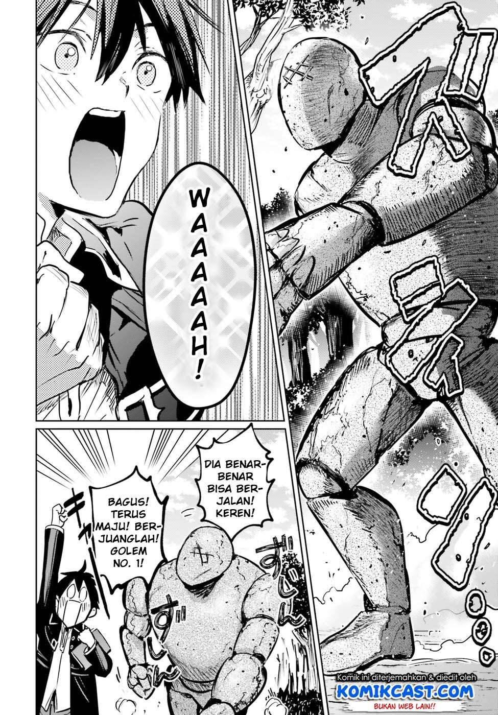 The Sorcerer King of Destruction and the Golem of the Barbarian Queen Chapter 2 - halaman 1