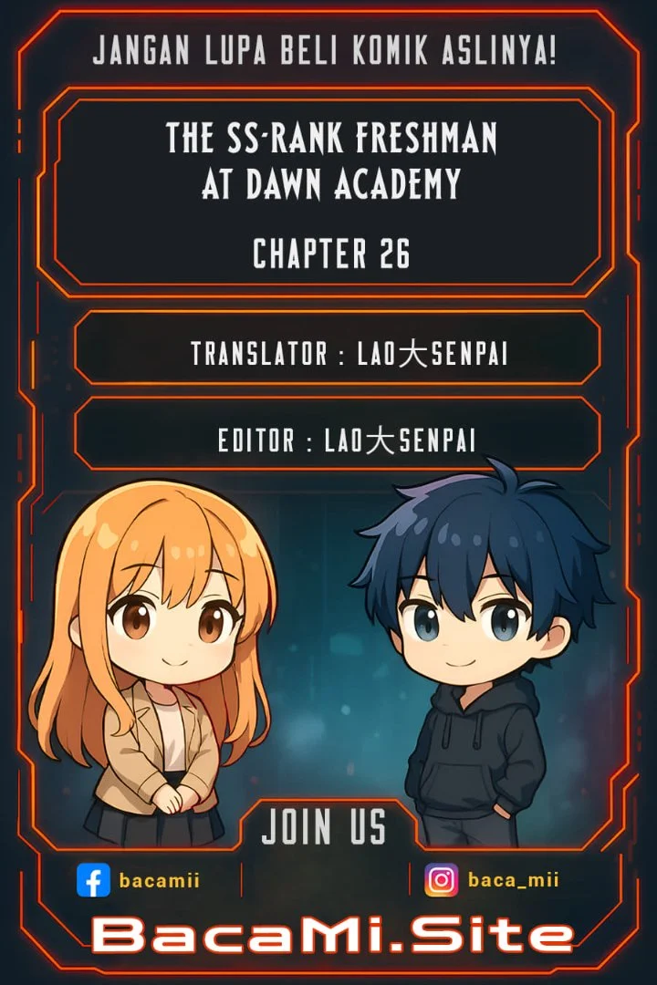 The SS-Rank Freshman at Dawn Academy Chapter 26 - halaman 1