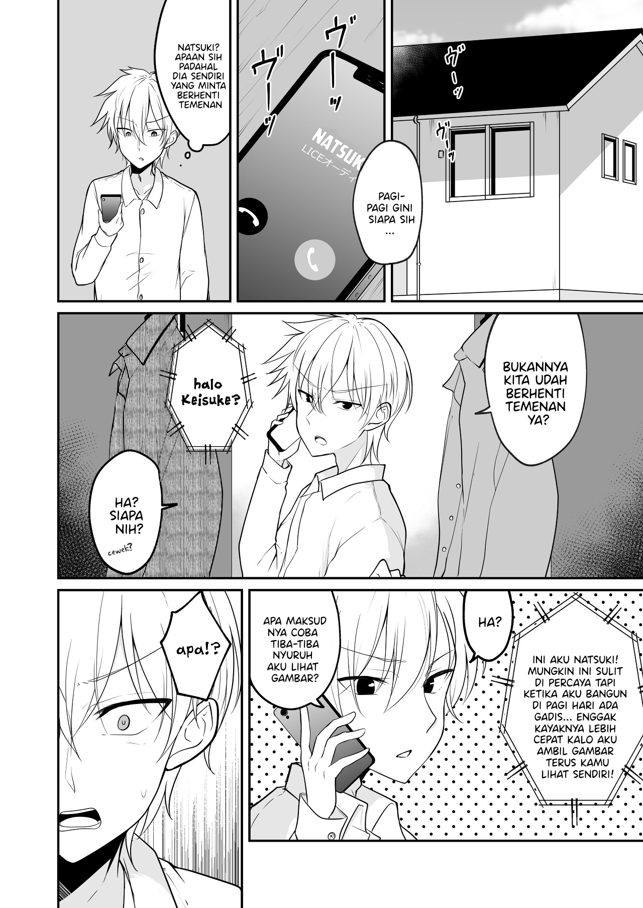 The Story of a Boy Who Turned Into His Best Friend’s Type of Girl Chapter 1 - halaman 4