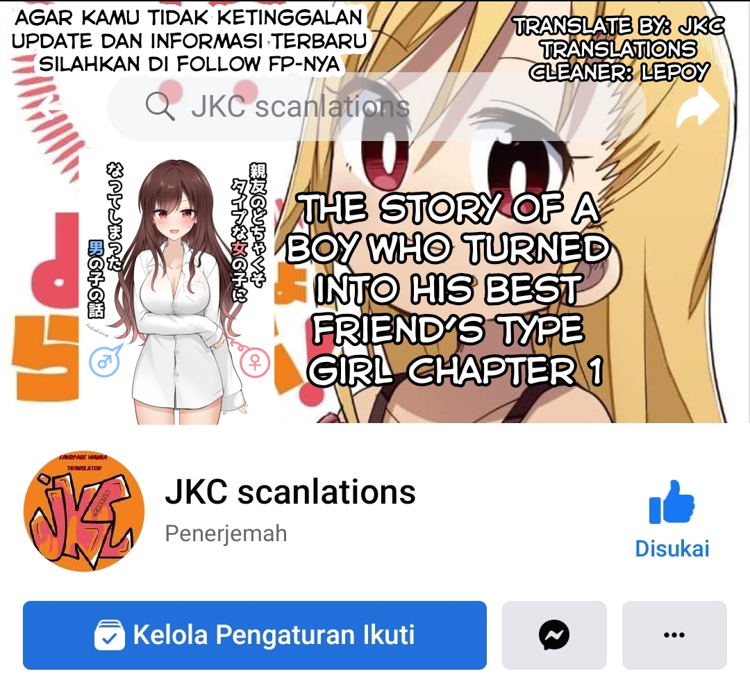 The Story of a Boy Who Turned Into His Best Friend’s Type of Girl Chapter 1 - halaman 6