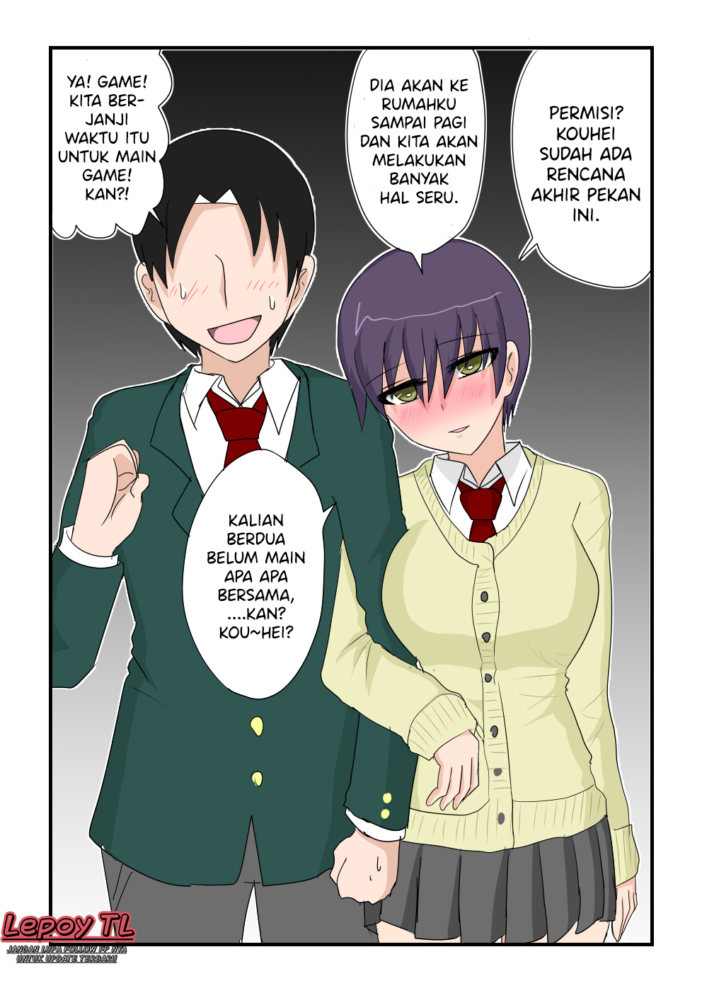 The Story of a Girl Who's My Best Friend, She's Acting Strange Lately Chapter 3 - halaman 1