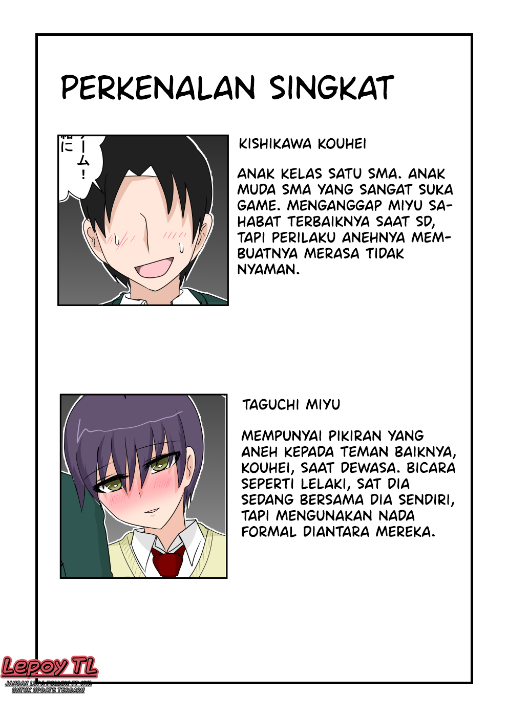 The Story of a Girl Who's My Best Friend, She's Acting Strange Lately Chapter 3 - halaman 2