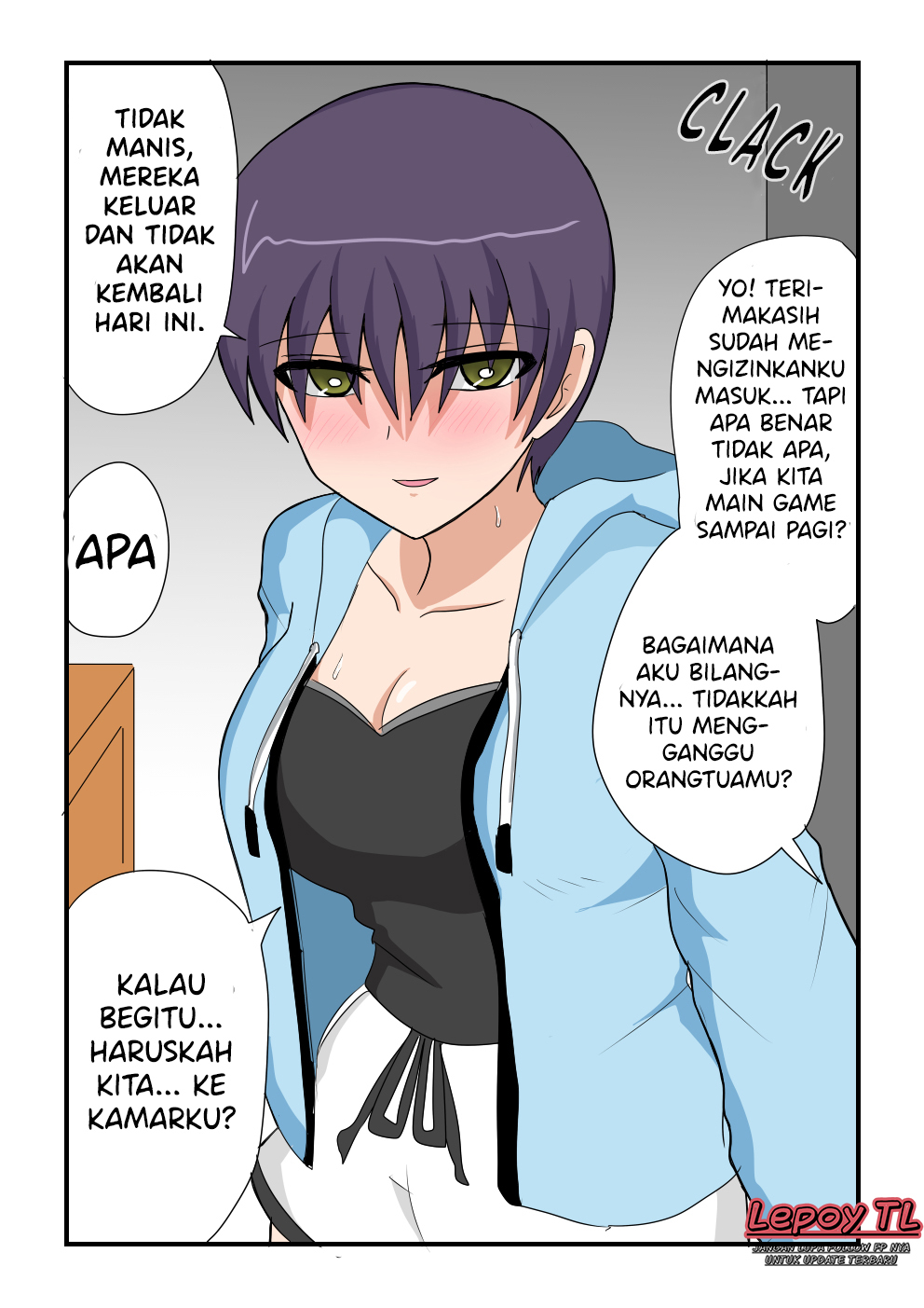 The Story of a Girl Who's My Best Friend, She's Acting Strange Lately Chapter 4 - halaman 1