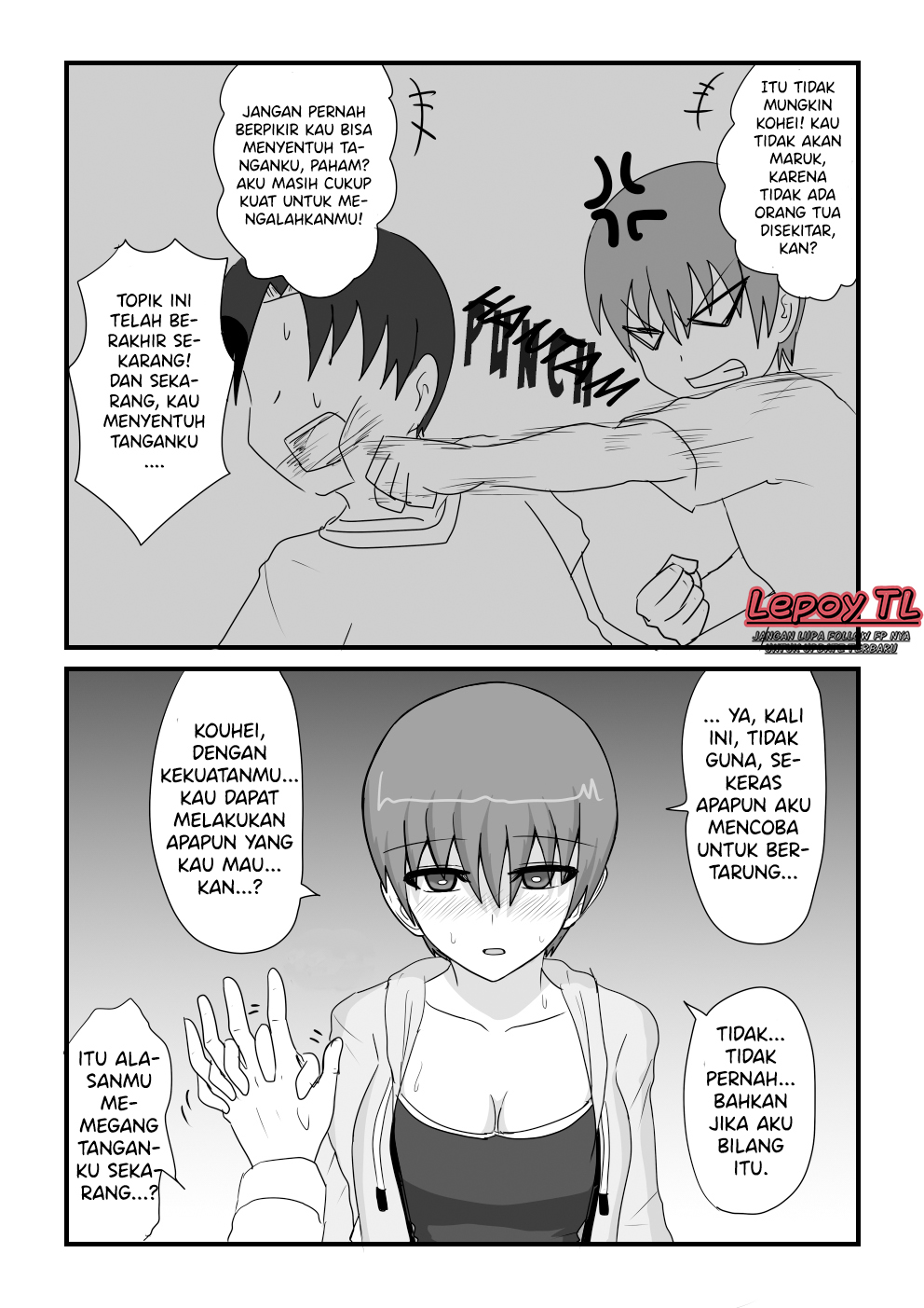 The Story of a Girl Who's My Best Friend, She's Acting Strange Lately Chapter 5 - halaman 1