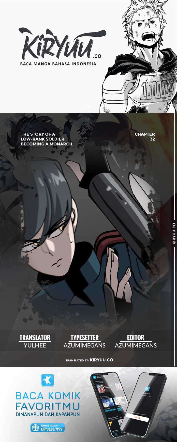 The Story of a Low-Rank Soldier Becoming a Monarch Chapter 32 - halaman 1