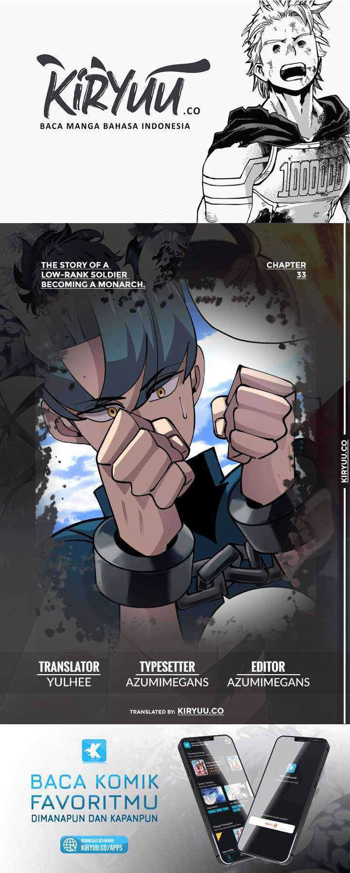 The Story of a Low-Rank Soldier Becoming a Monarch Chapter 33 - halaman 1