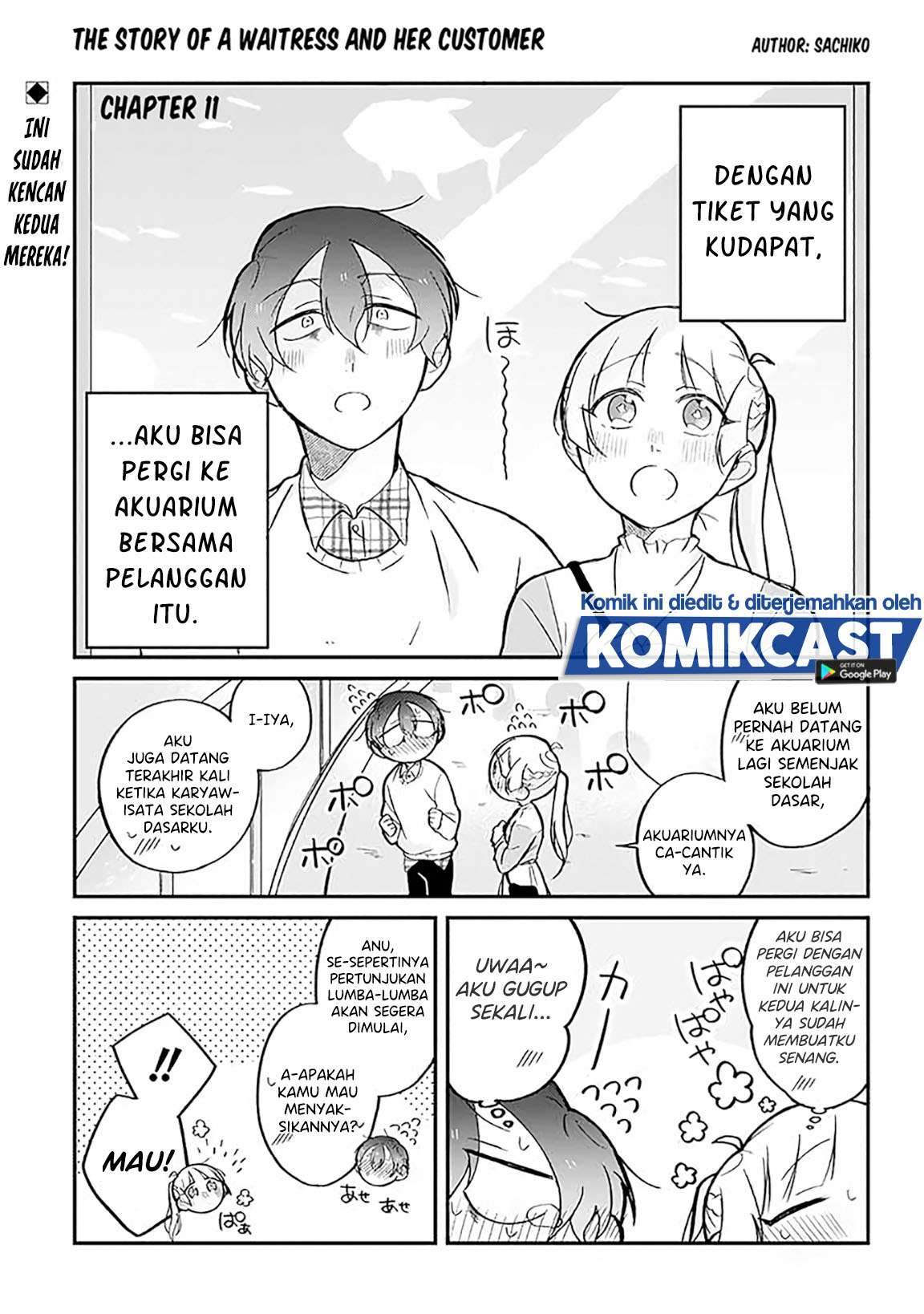 The Story of a Waitress and Her Customer Chapter 11 - halaman 1