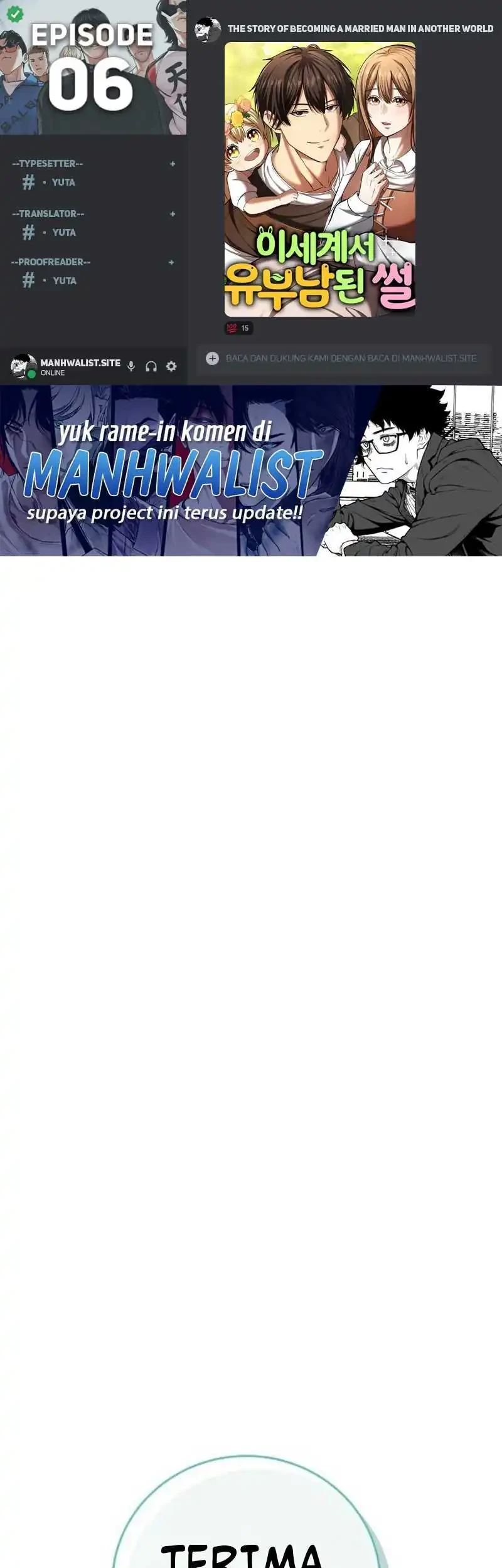The Story of Becoming a Married Man in Another World Chapter 6 - halaman 1
