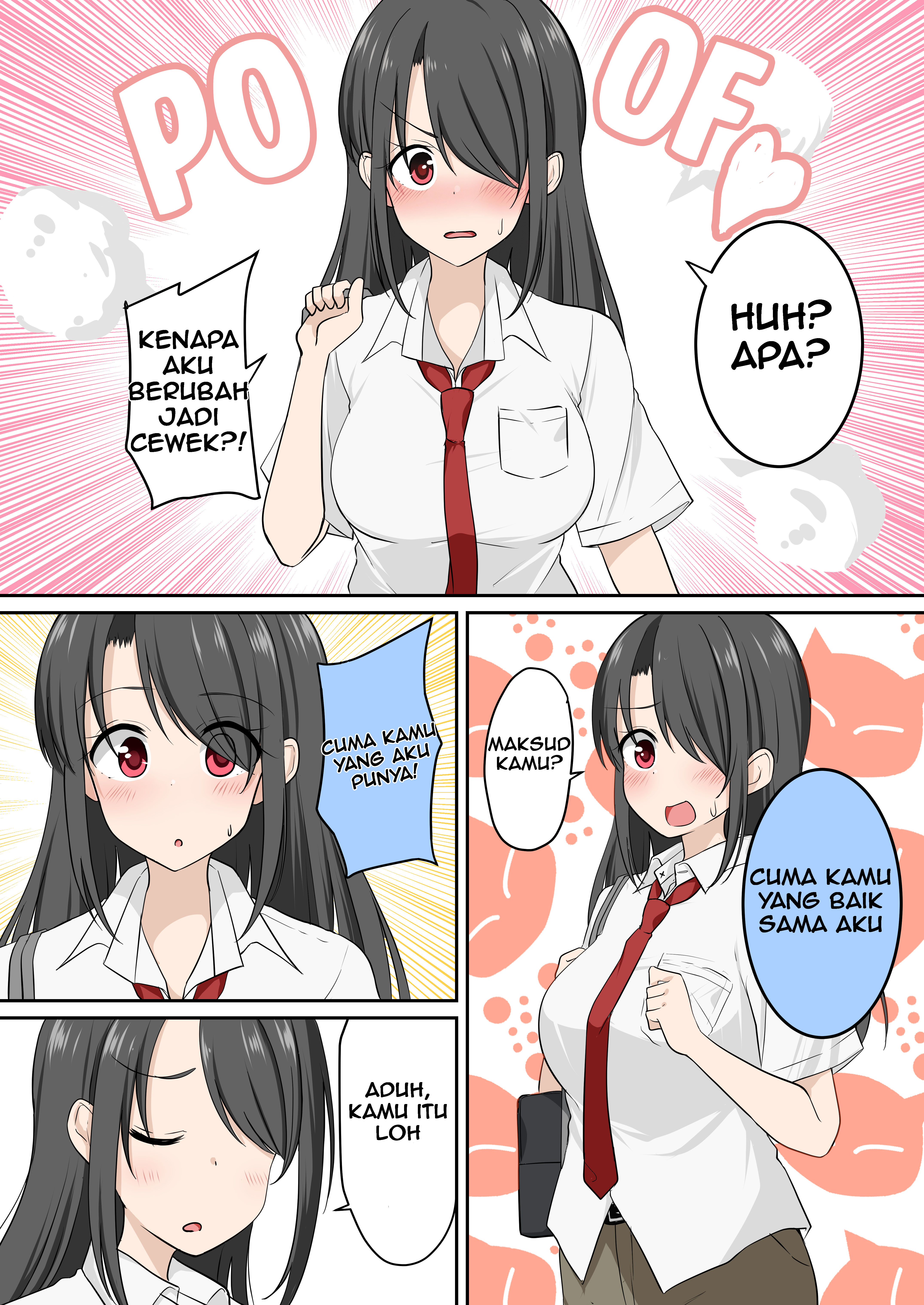 The Story of Getting Dumped So Often That You Think "Whatever, I'm fine with him" and Genderswap Your Best Friend And Can't Undo It Chapter 0 - halaman 2