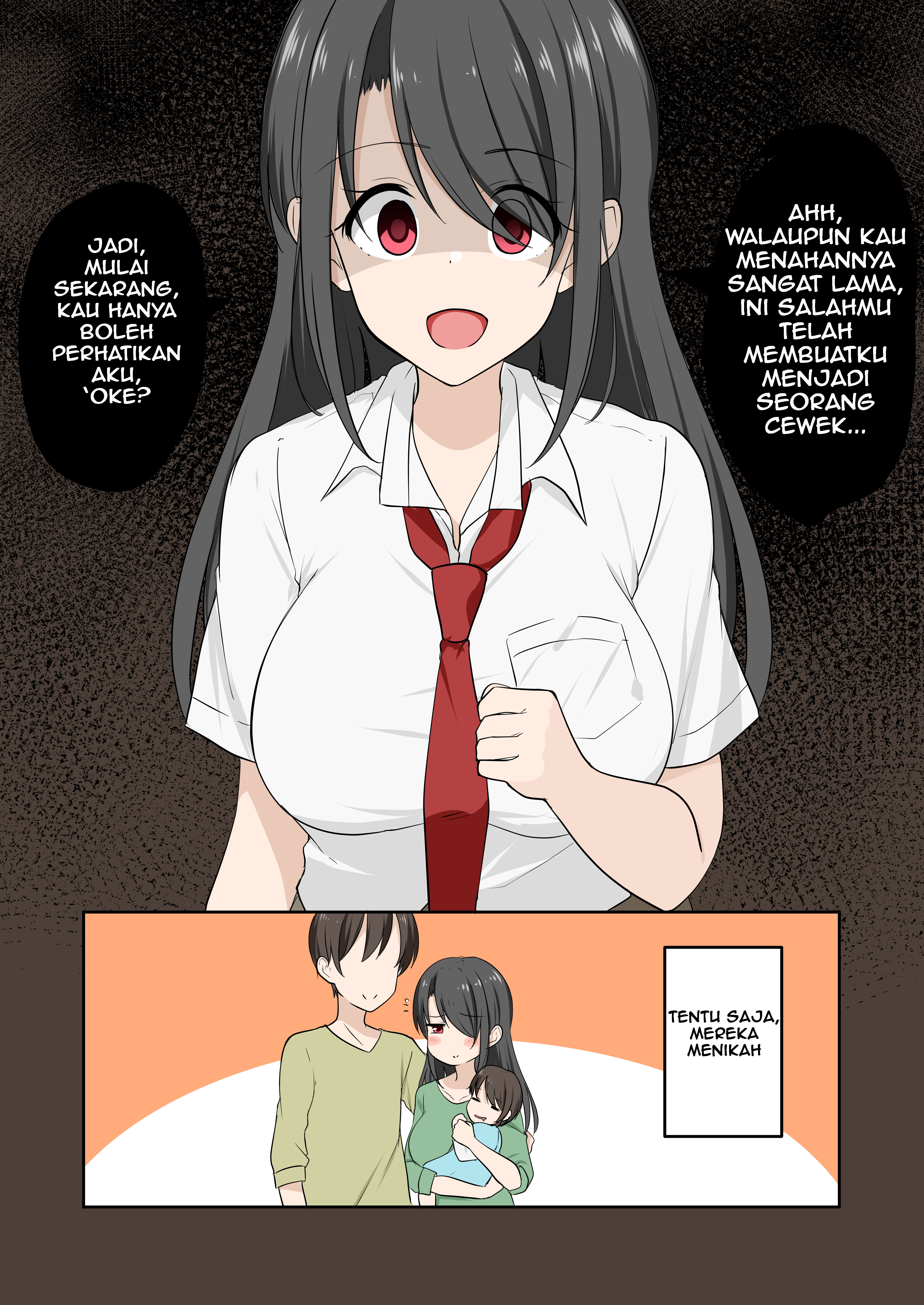 The Story of Getting Dumped So Often That You Think "Whatever, I'm fine with him" and Genderswap Your Best Friend And Can't Undo It Chapter 0 - halaman 3