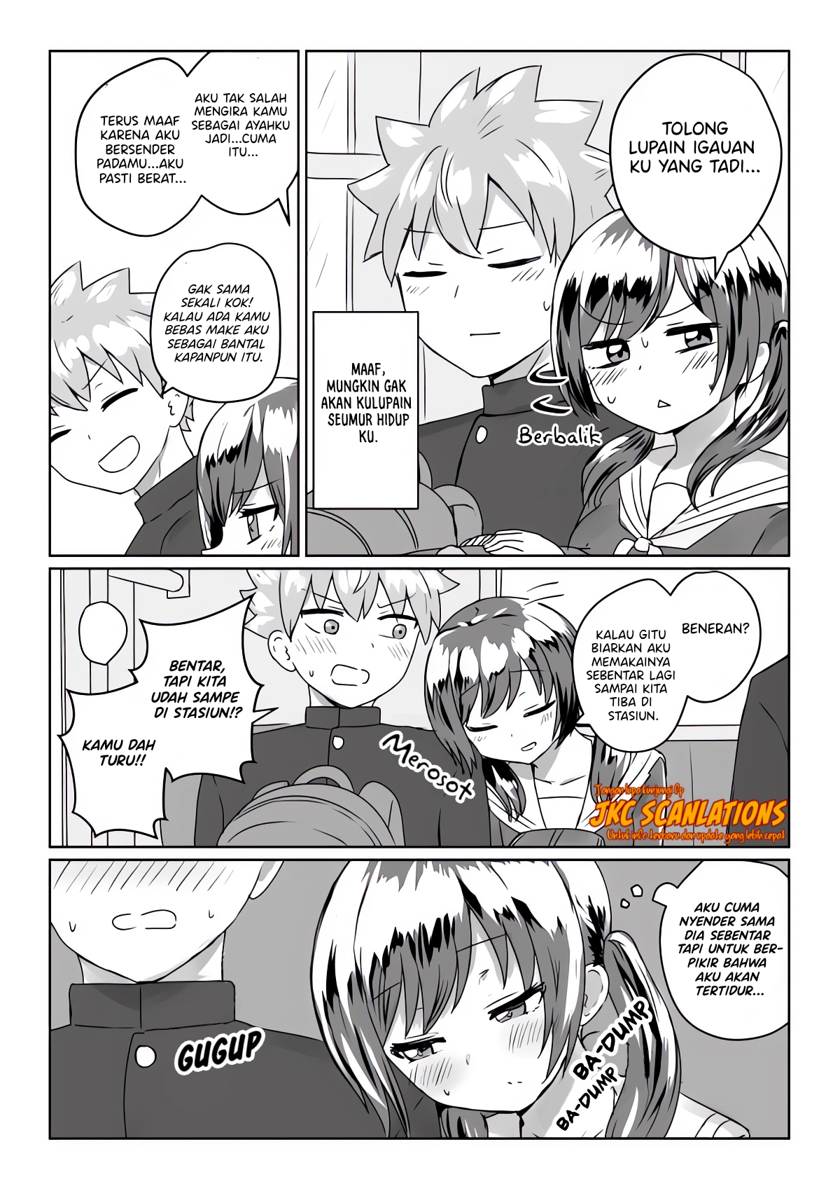 The Story of How I Sat Next to the Person I Like on the Morning Train Chapter 1 - halaman 4