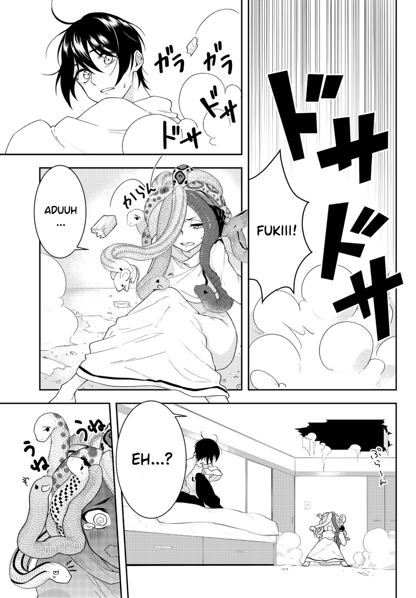 The Story of Medusa Falling From The Ceiling. Chapter 1 - halaman 1