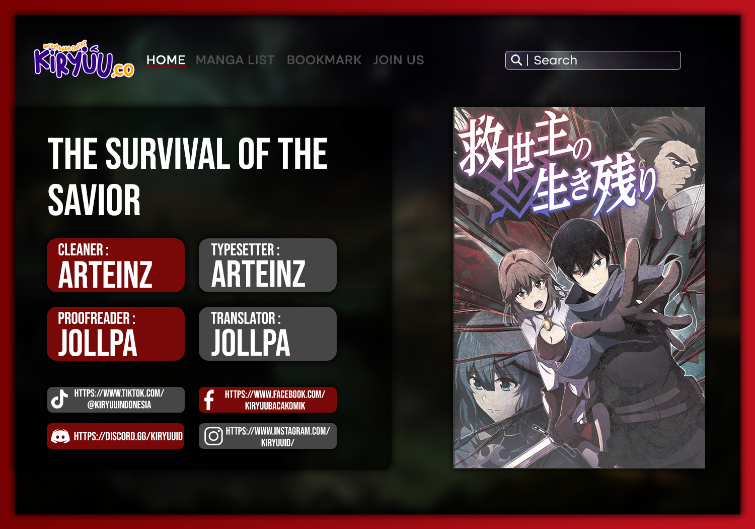 The Survival of the Savior Chapter 22 - halaman 1