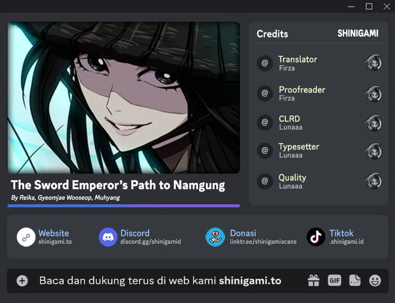 The Sword Emperor’s Path To Namgung Chapter 18 - halaman 1