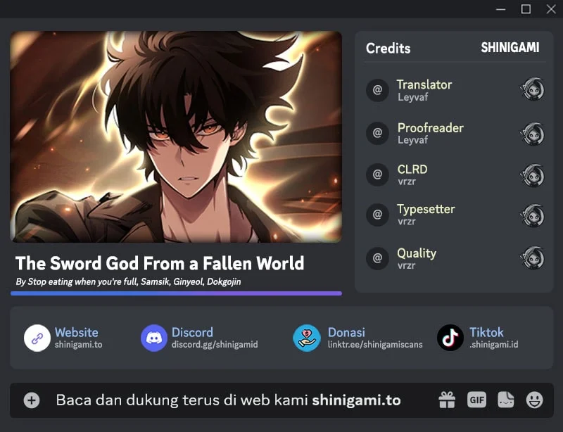 The Sword God From A Fallen World Chapter 40 - halaman 1
