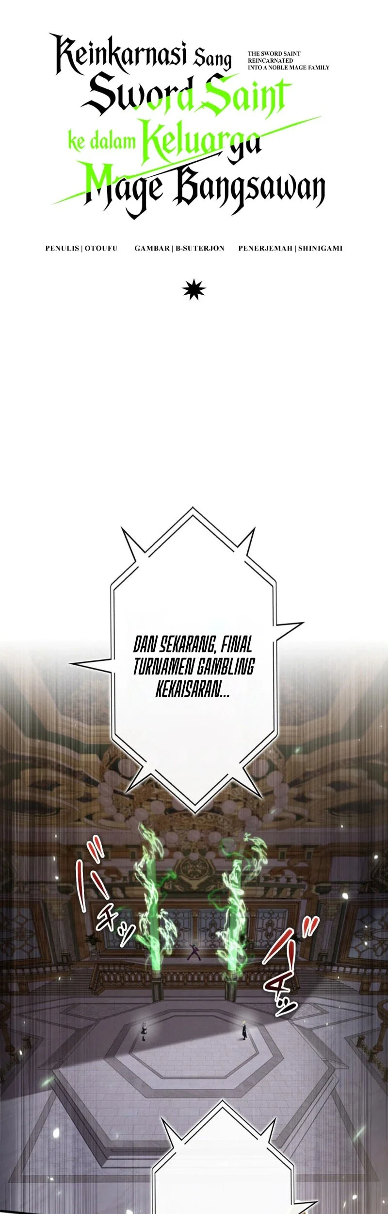 The Sword Saint Reincarnated Into A Noble Mage Family Chapter 18 - halaman 9