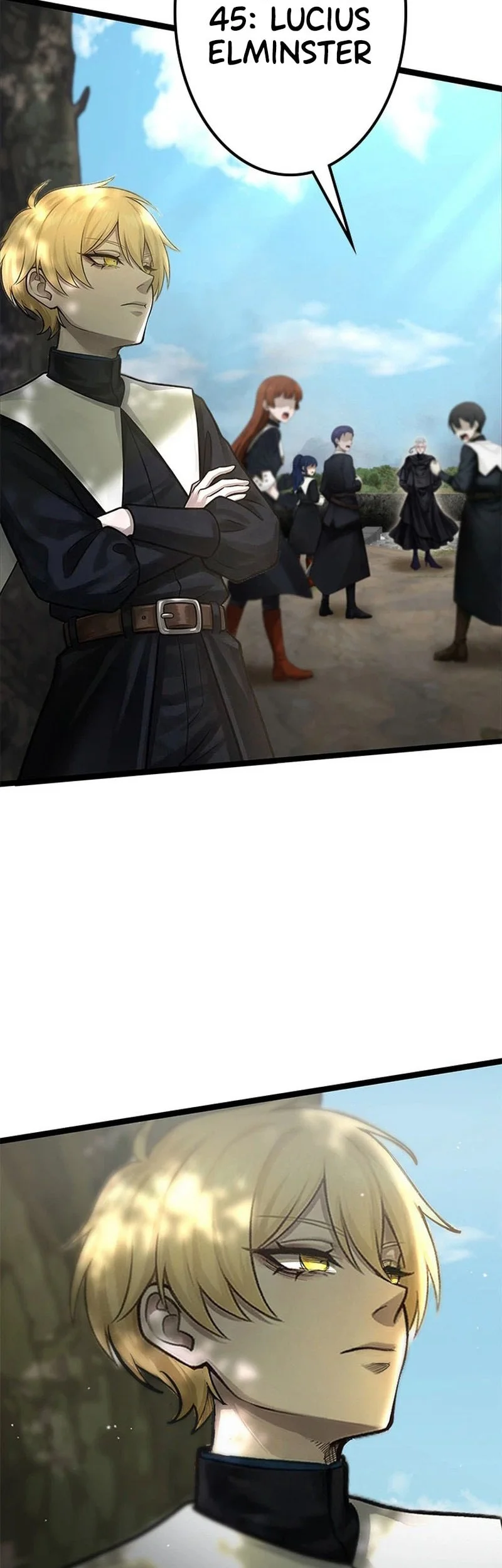 The Sword Saint Reincarnated Into A Noble Mage Family Chapter 9 - halaman 23