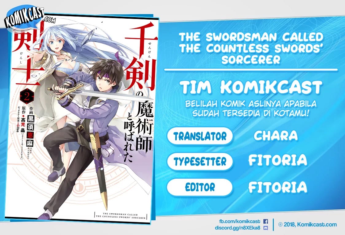 The Swordsman Called the Countless Swords Sorcerer Chapter 10 - halaman 1