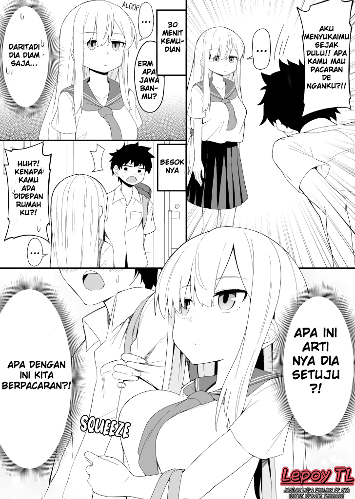 The Taciturn Girl Acts Like a Lover Even Though She Hasn't Responded to the Confession Chapter 1 - halaman 1
