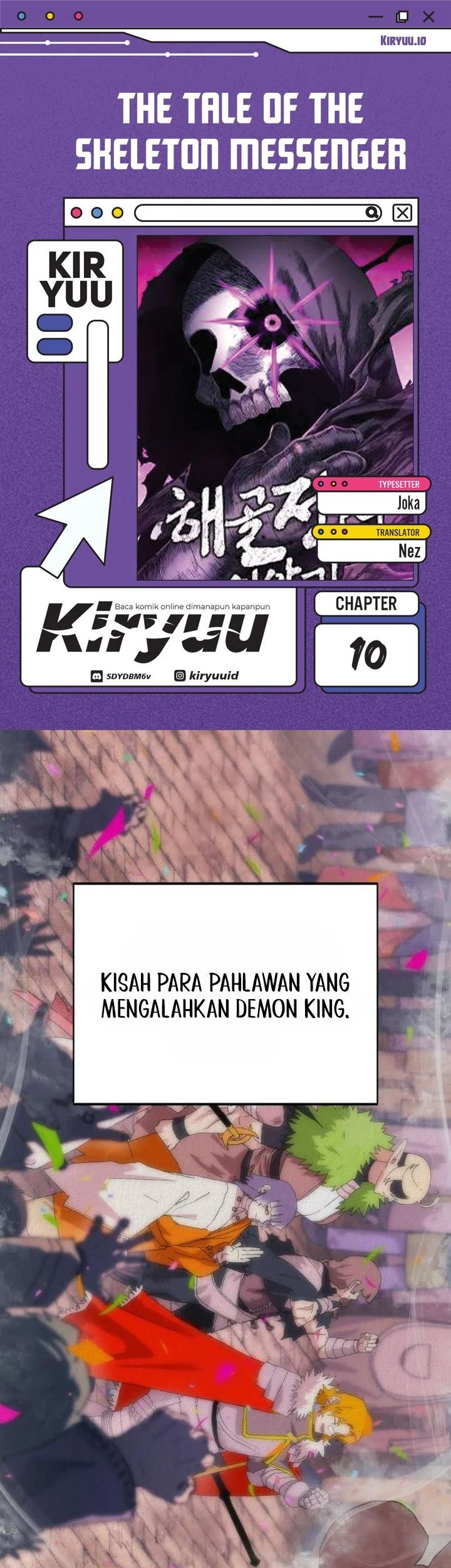 The Tale of the Skeleton Messenger Chapter 10 - halaman 1