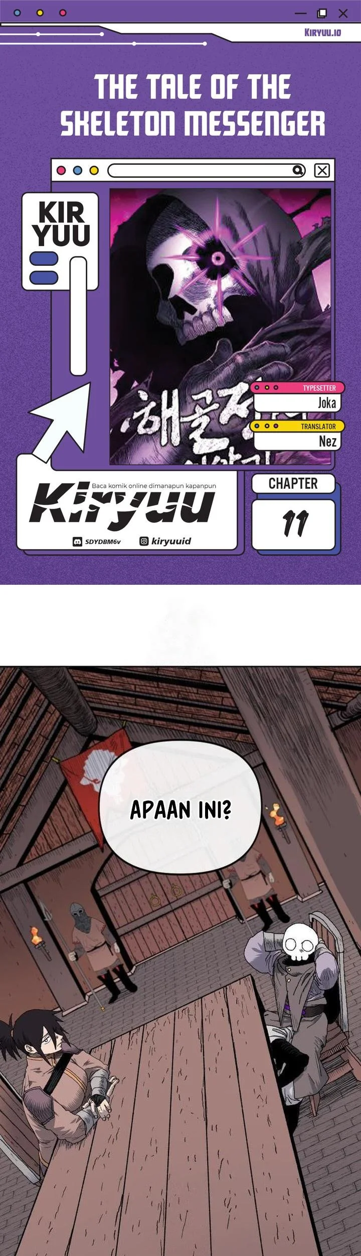 The Tale of the Skeleton Messenger Chapter 11 - halaman 1