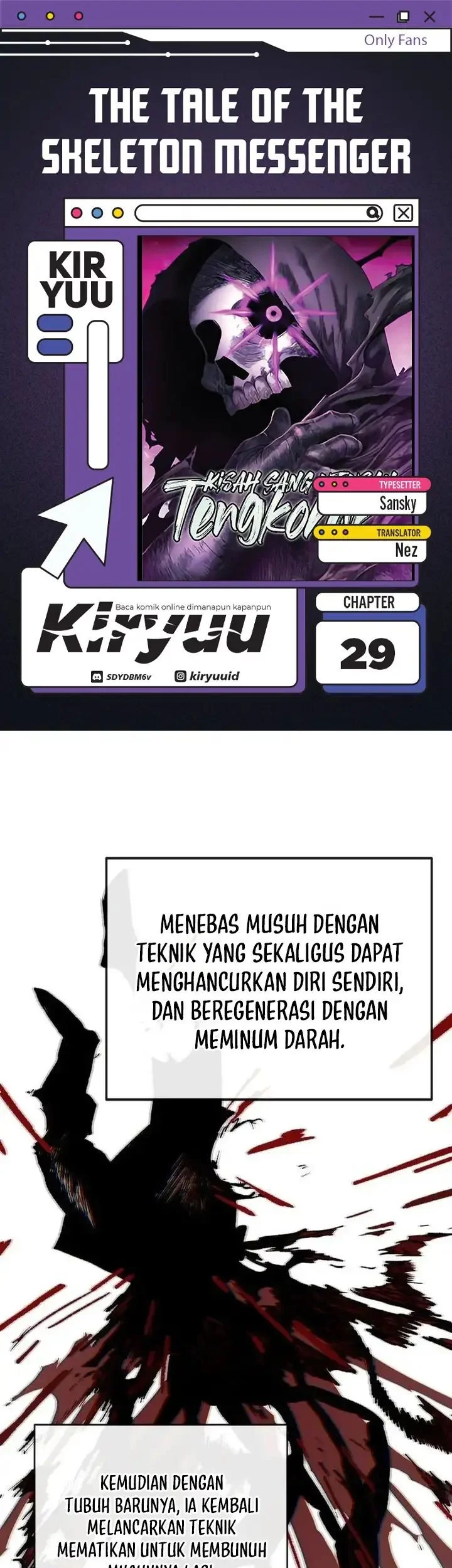 The Tale of the Skeleton Messenger Chapter 29 - halaman 1