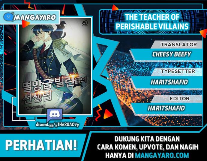 The Teacher of Perishable Villains Chapter 17.2 - halaman 1