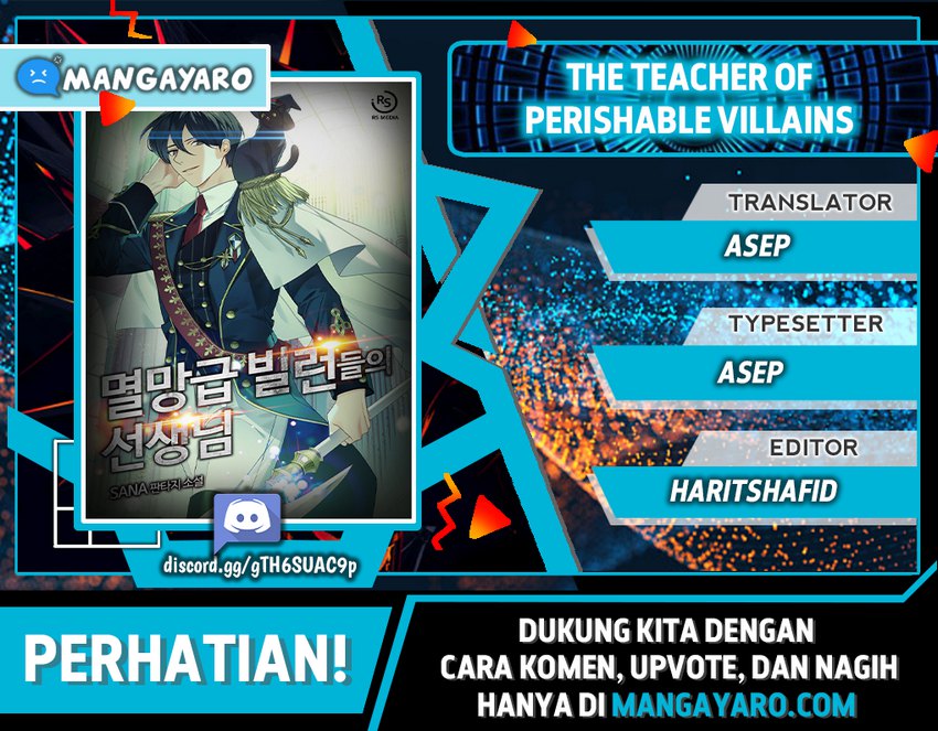 The Teacher of Perishable Villains Chapter 21.1 - halaman 1